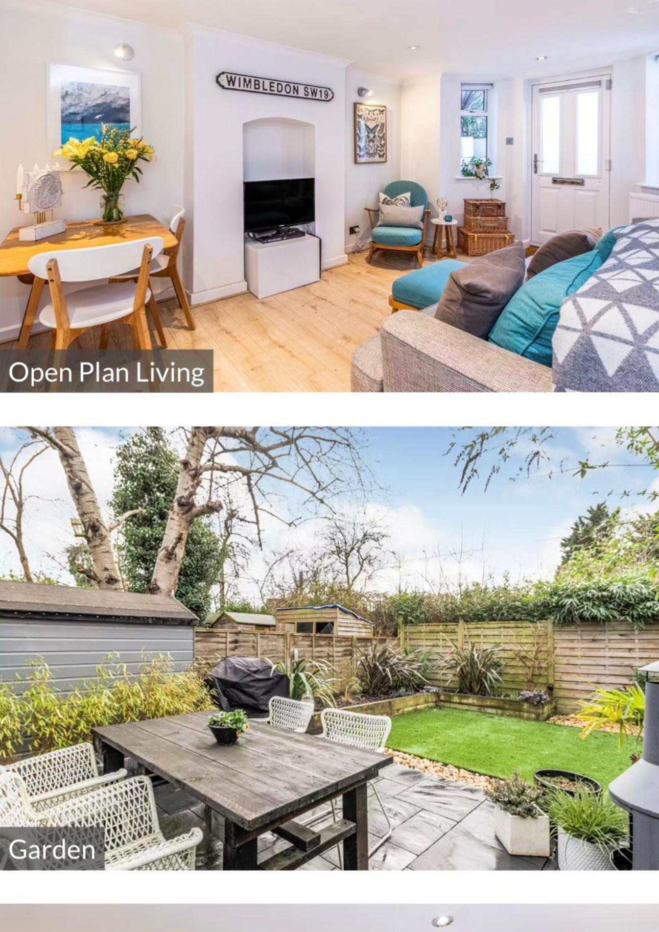Апартаменты Stunning, Stylish Garden Flat In The Heart Of Wimbledon Лондон Экстерьер фото