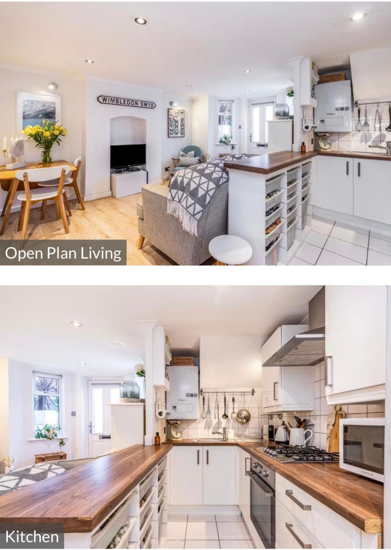 Апартаменты Stunning, Stylish Garden Flat In The Heart Of Wimbledon Лондон Экстерьер фото