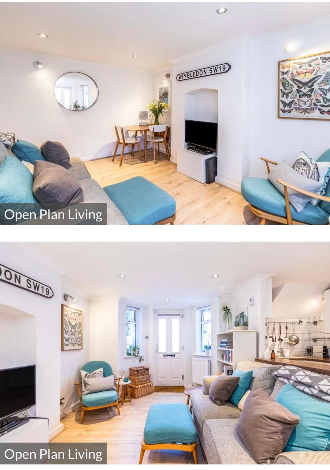 Апартаменты Stunning, Stylish Garden Flat In The Heart Of Wimbledon Лондон Экстерьер фото